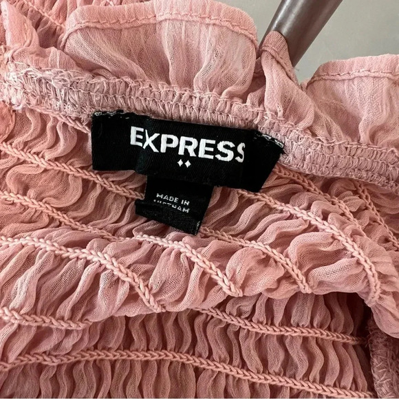 Express Frilly Blouse Top - Picture 4 of 4